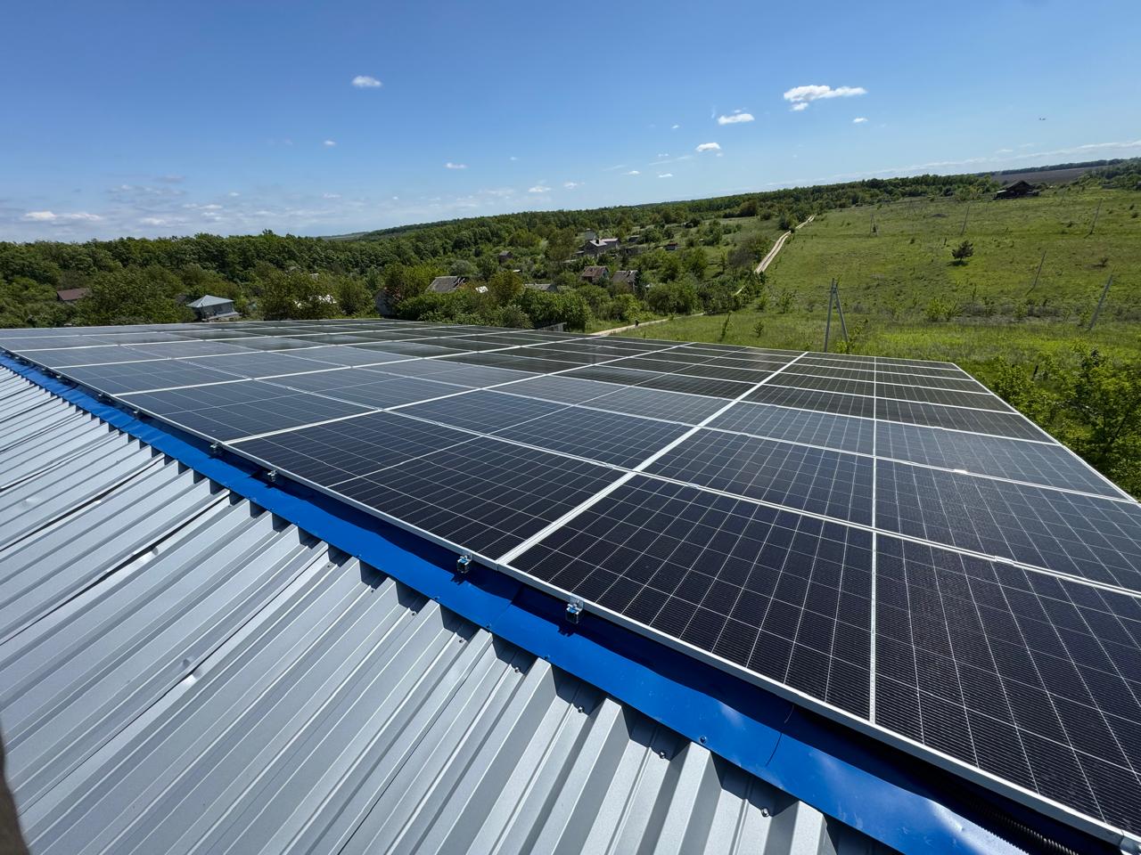 Мережева СЕС 100 кВт для підприємства з шокової заморозки та переробки ягід